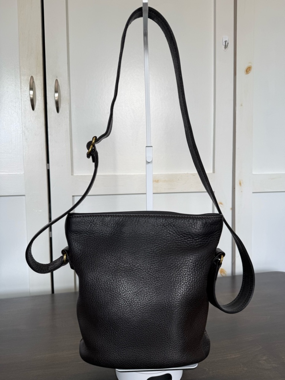 Vintage 1994 Coach Sonoma Bucket Crossbody Bag - Black with COA